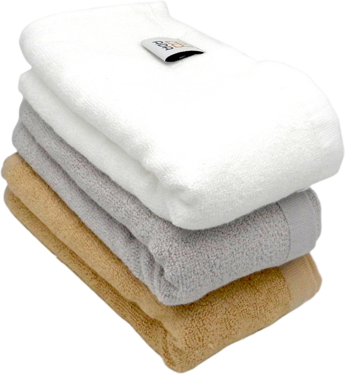 ADA® - Bamboe handdoek – 40x76cm - Kleur mix set - 3 stuks