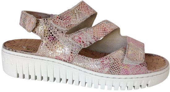 Waldlaufer - Femme - rose-doré métallisé - sandales - taille 38,5