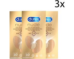 Durex Condooms Nude - Latexvrij - 3x 10 stuks