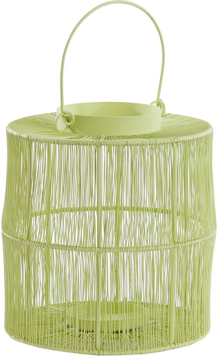 Windlicht MOLVENO - Ø21x23cm - Groen