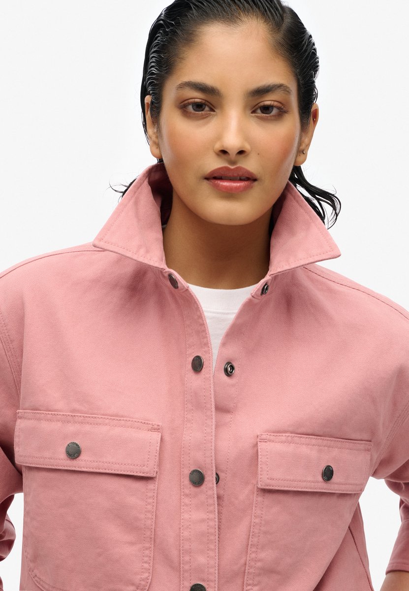 Superdry Workwear overshirt Dames Shirts Ash Rose