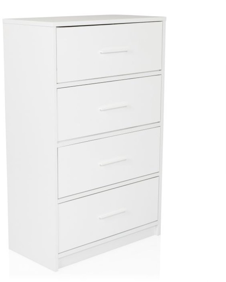 hjh LIVING Commode ESTORIA 58 x 30 x 91 cm 4 vakken wit hjh LIVING