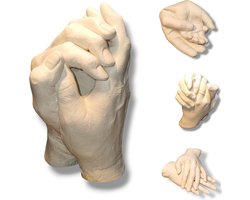 Handenbeeld | Handafdruk | Gipsafdruk | GipsHanden | Hand | 3D | Basis Pakket bestaat uit 150 gram Casting Mix Poeder & 350 gram Gips | Bodycasting | Extensso® | Gipsafdruk | Alginaat | Een herinnering | Hobby Pakket | Bodycasting | Handbeeld