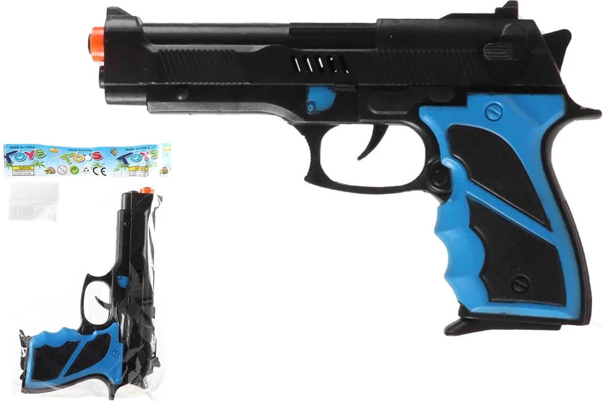 Politie agent verkleed accessoires set - 4 delig - voor kinderen - politiepet - handboeien - pistool - badge - Carnaval — cadeau in Spellen & Speelgoed - foto 2