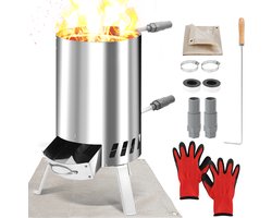 Zwembadverwarmer Zwembad 30x60cm met brandmat Zwembadverwarmer Zwembadverwarmer Zwemslang