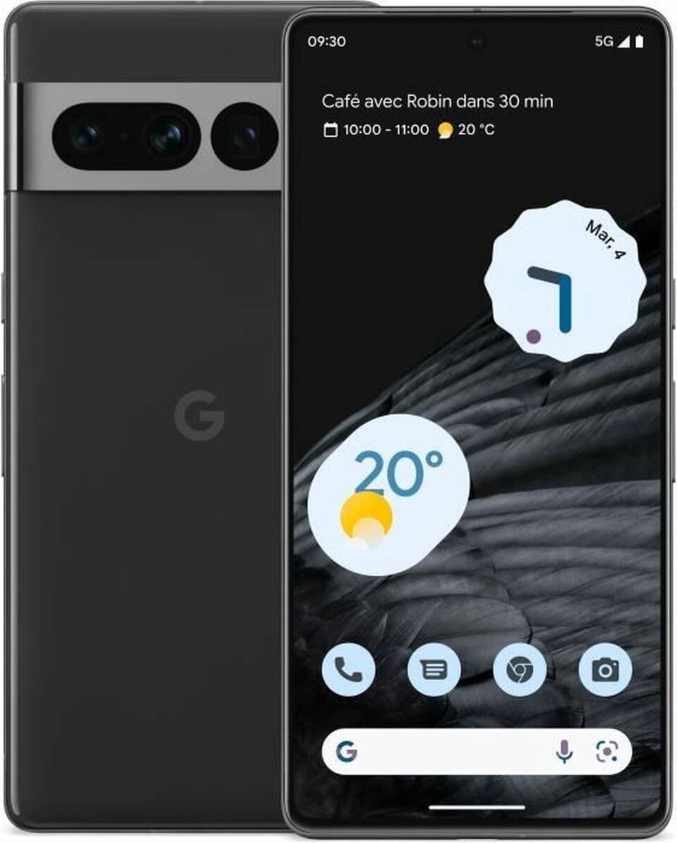 Google Pixel 7 Pro 17 cm (6.7") Dual SIM Android 13 5G USB Type-C 12 GB 256 GB 5000 mAh Zwart