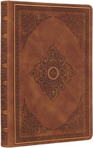 Victoria's Journals - Notitieboek A5 Blanco - Old Book Journal - Vintage - Premium Vegan Leer Hardcover - 256 Pagina's Premium Papier - Bruin
