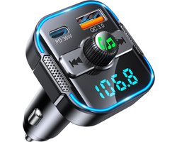 FM-Transmitter - FM-Transmitter - Auto Transmitter - Transmitter Bluethooth - Autolader - Snellader Auto - Bluetooth - Autoradio - Handsfree - Autoaccessoires