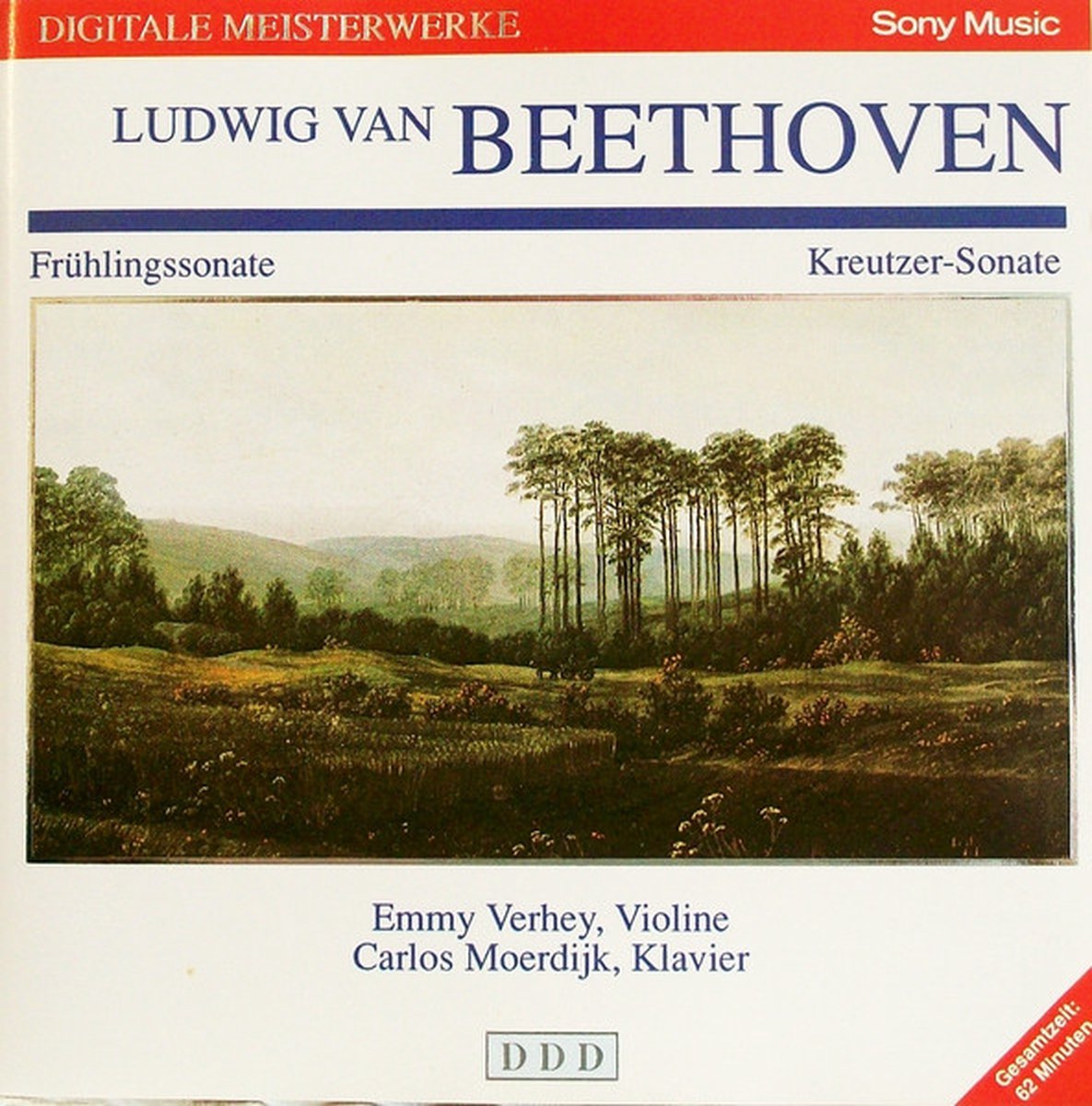 Ludwig van Beethoven, Emmy Verhey, Carlos Moerdijk – Frühlingssonate / Kreutzer-Sonata (CD)