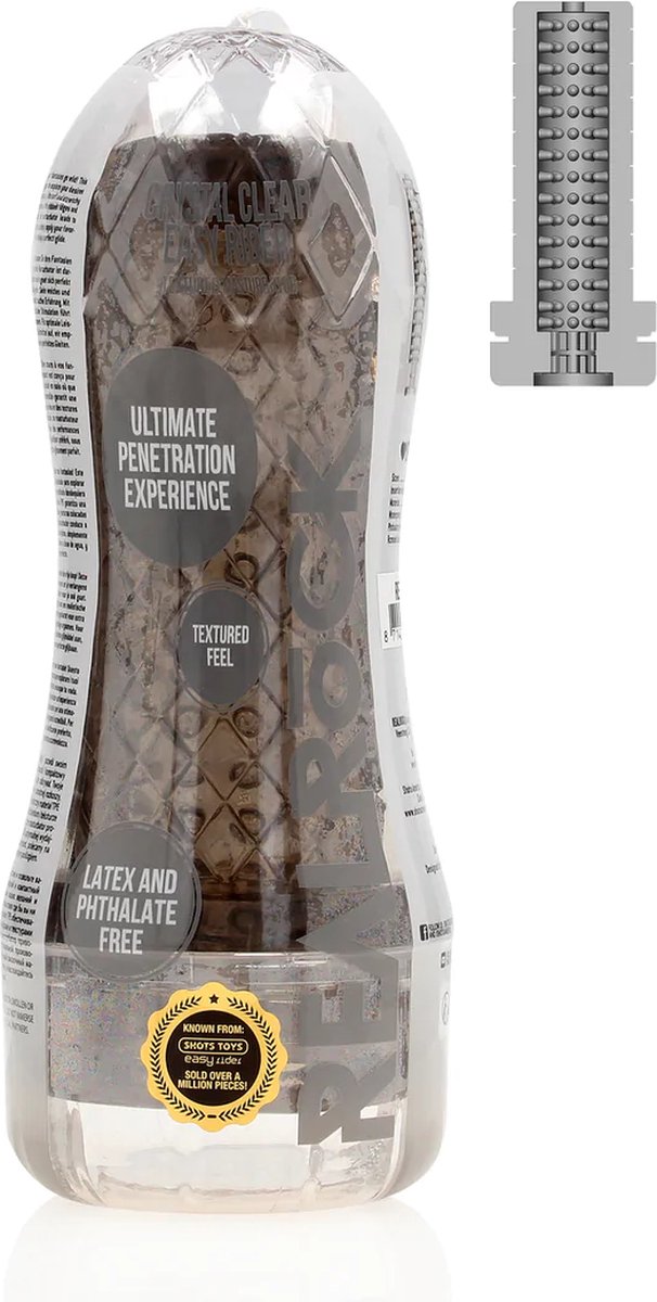 Easy Rider - Textured Masturbator - Black