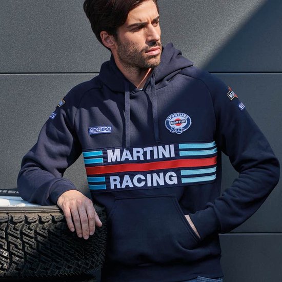 Sweat à capuche Homme Sparco MARTINI RACING Rouge Taille M