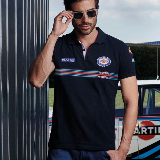 Sparco Polo Martini Racing Replica - Marineblauw - Maat L — afbeelding 4