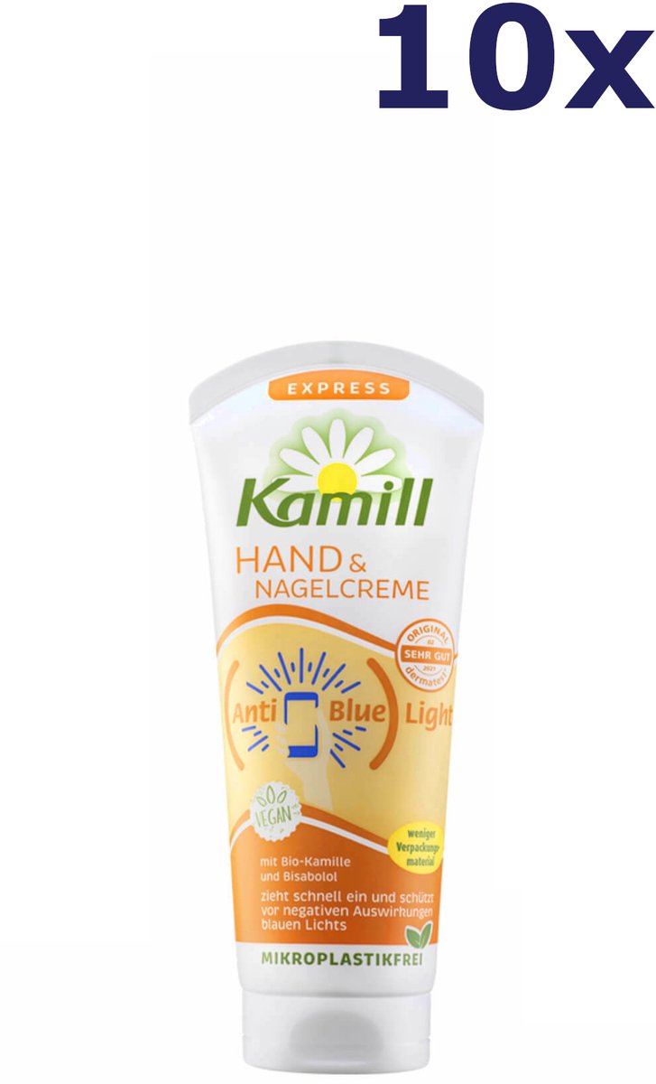 10x Kamill Hand & Nagel Creme 100ml Tube Express