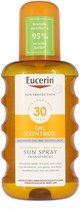 Bol.com Eucerin Zonnebrandspray Oil Control Transparant SPF30 200 ml aanbieding