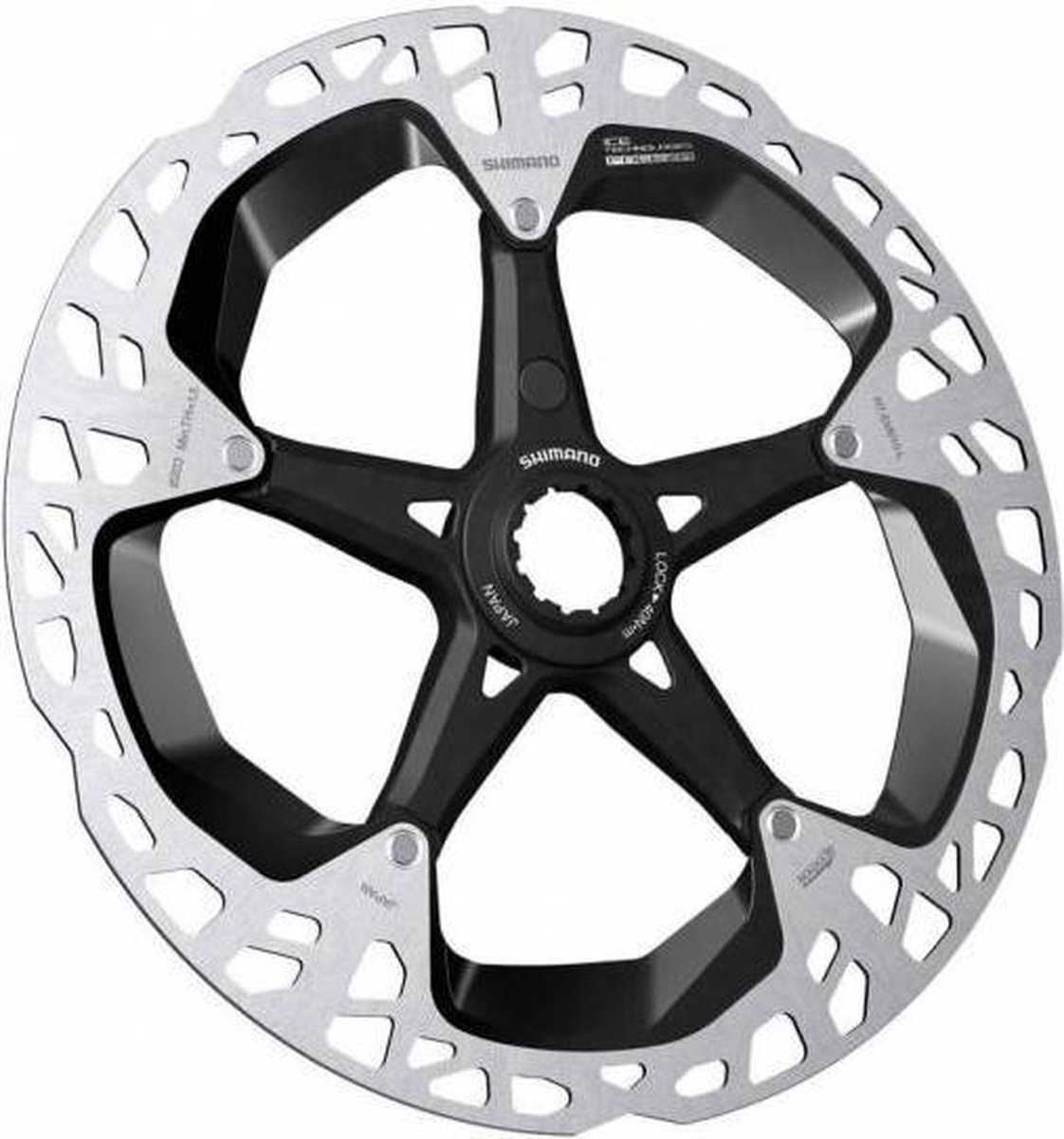 Shimano RT-Em600203 mm remschijf roestvrij staal met centrale
