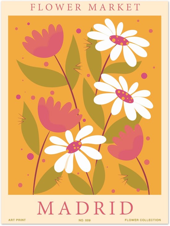 Affiche Matisse - Marché aux fleurs de Madrid 70x100 cm