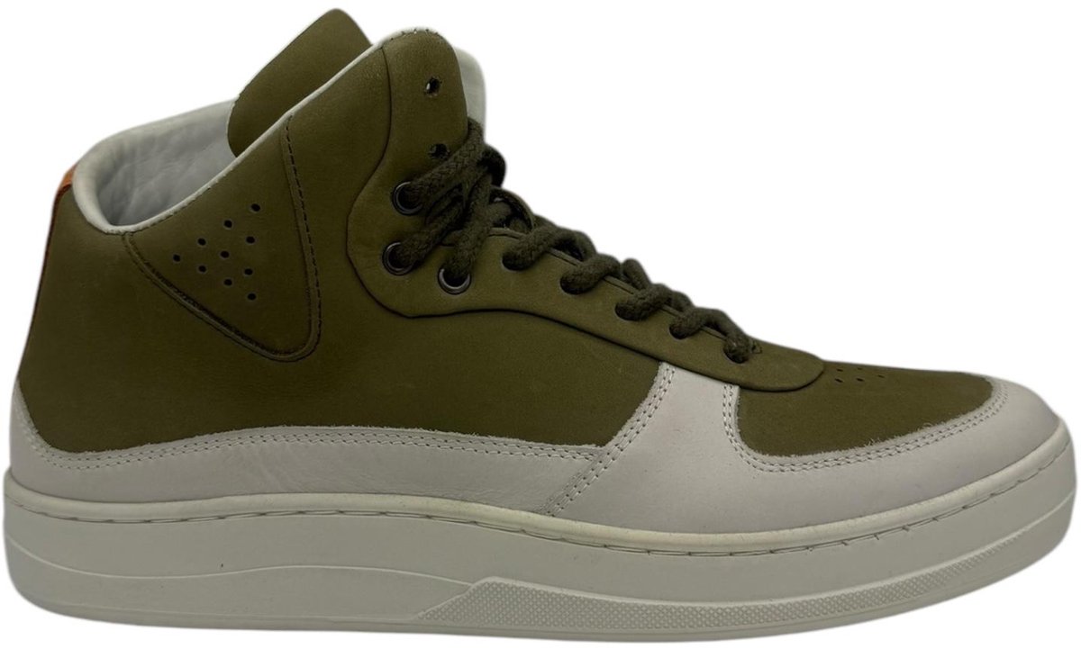 J.Legacee - Jay-3 - Veterschoenen - Groen/Wit - Dames - Maat 37