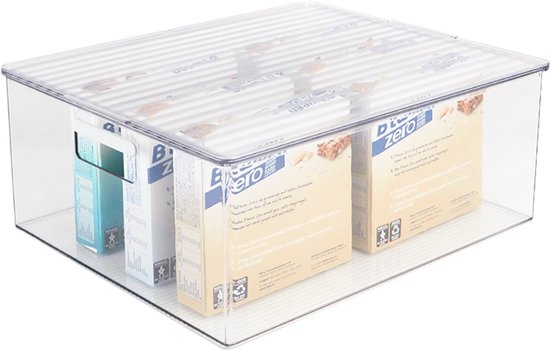 Boîte de Rangement So Clever Classic Transparent - 9,5 x 31,5 x 6,5 cm (XS)