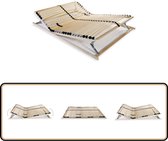 vidaXL Lattenbodem met 28 Latten 7 Zones 70x200 cm Bedden Bodem Bedbodem Bed