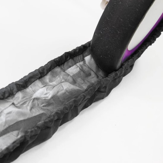 4 stuks Wielhoezen voor baby's - wielhoezen voor kinderwagen - wielhoezen voor rolstoelen - waterdichte en vuilafstotende wielhoezen - stofdichte accessoires - Zwart - 16-18cm Groot+12-14cm Klein van VelesTime — afbeelding 5