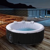 AREBOS Hottub voor Innen en Buiten - 6 Persoons - 130 Luchtstralen - 208 cm - 1000L - Opblaasbaar Bubbelbad Massage