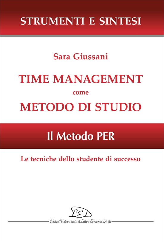 Time management come metodo di studio - cover