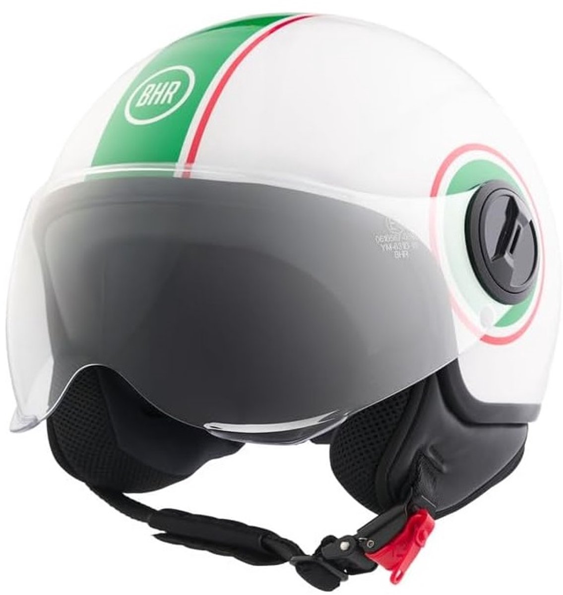BHR 835 - Vespa helm - classic Italy - maat M - scooterhelm - motorhelm