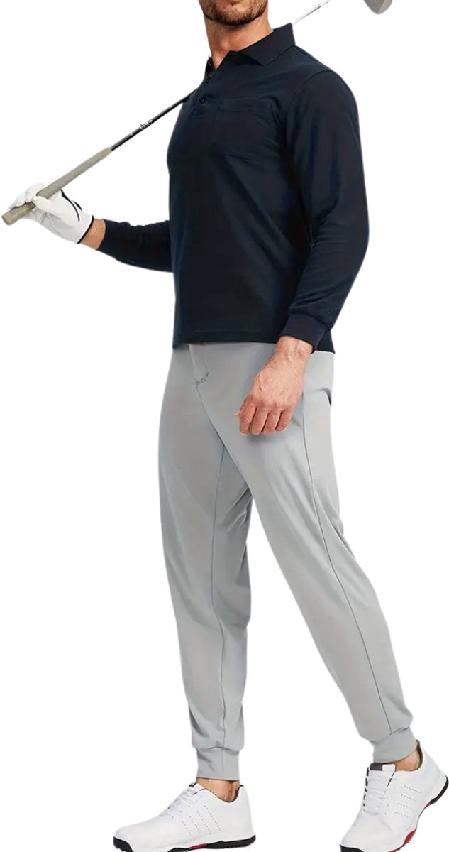 Nivard Golfbroek Heren - Golfkleding - Golfen - Golf Accessoires - Nette Pantalon - Lichtgrijs XXL - Maat 54 van Nivard — afbeelding 2