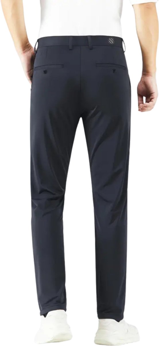 Nivard Golfbroek Heren - Golfkleding - Golfen - Golf Accessoires - Nette Pantalon - Marineblauw M/L - Maat 48/50 — afbeelding 2