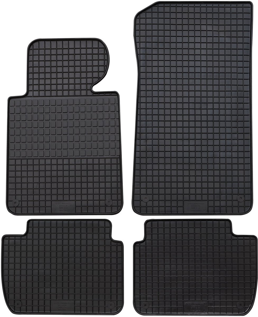 Rubbermatten BMW 3-serie (E46) 1998-2005 (complete set) - Petex