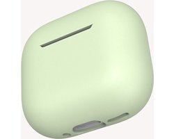AirPods Hoesje geschikt voor Apple AirPods 4 – Groen - Siliconen Beschermende Case