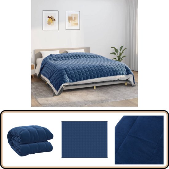Couverture Lestée Gris 120x180 Cm 9 Kg - Tissu Coton Doux, Apaisante Pour Meilleur Sommeil Et Réduction Anxiété