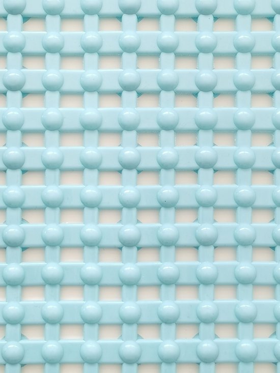 Tapis de bain antidérapant Papillon - bulles Aqua Blue 72x35 cm pvc