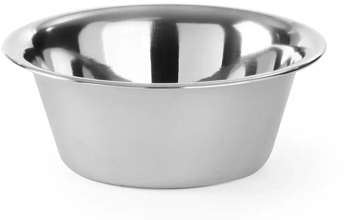 HENDI Keukenkom – Roestvast staal – 0,7L – Vaatwasmachinebestendig – Ø160x(H)63mm
