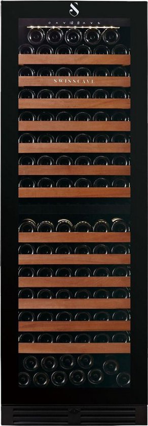 SWISSCAVE WLB-460DFL Wijnkoelkast 2-zone voor 152 flessen - SWISSCAVE - €4.530,00