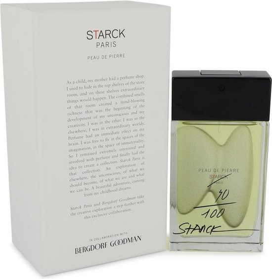 Peau De Pierre by Starck, 3 oz Eau De Toilette Spray for Women