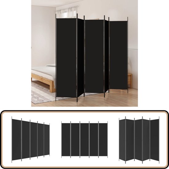 Kamerscherm Zwart-Wit 5 panelen