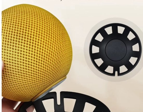 Stabiele luidsprekerstandaard voor HomePod Mini 2 zwart van Hama — afbeelding 2
