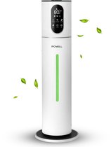 Powell Luchtbevochtiger - Humidifier - Ultrasoonbevochtiger - Verdamper 45 - Van Kunststof - 8L - 28 Watt - Laag Geluidsniveau - Slaapmodus - Wit