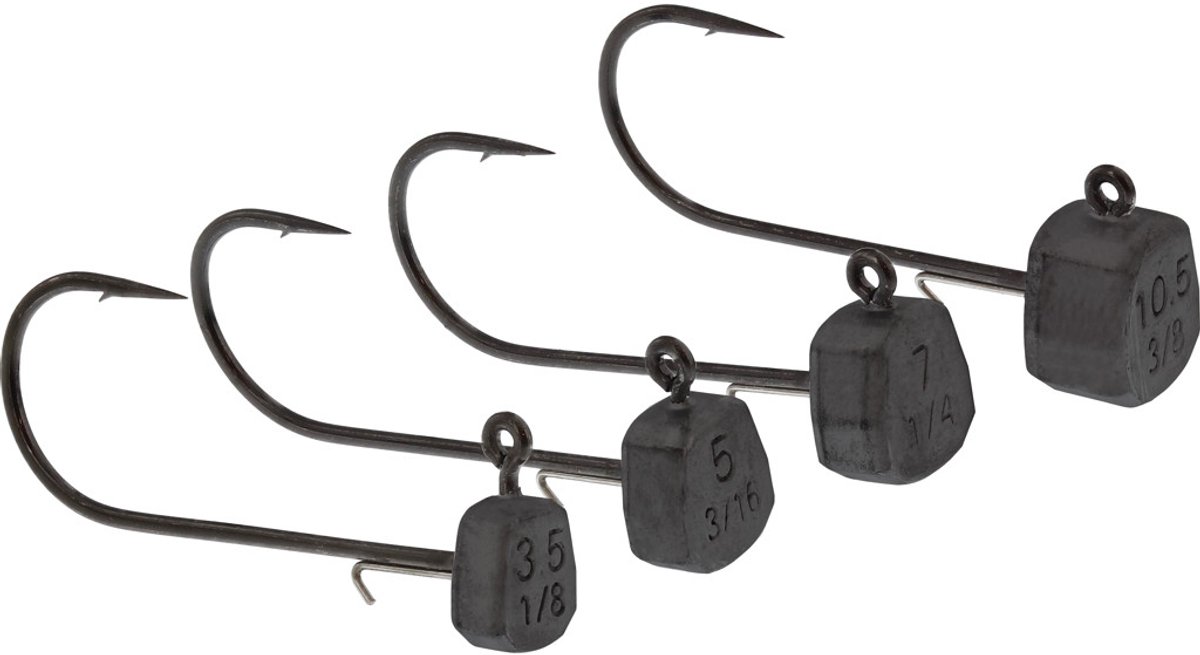 Westin Fishing Ned Jig Head Tungsten haak 3/0 Zwart Tungsten 3.5g