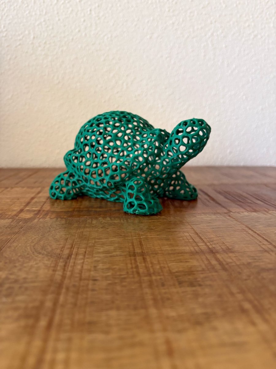 Schildpad – Waxinelichthouder – Groen – 3D geprint - 3DPrintingArtist