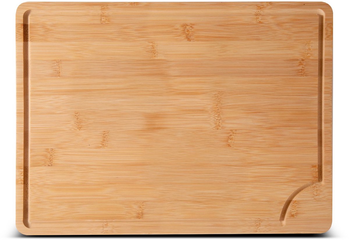 IvoQ Bamboe Snijplank - 40x30 cm - Duurzaam & Stijlvol - Geschikt Voor Elke Keuken