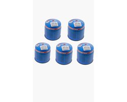 5x Prik butaan gaspatronen 190g -geschikt voor alle gangbare gasbranders en