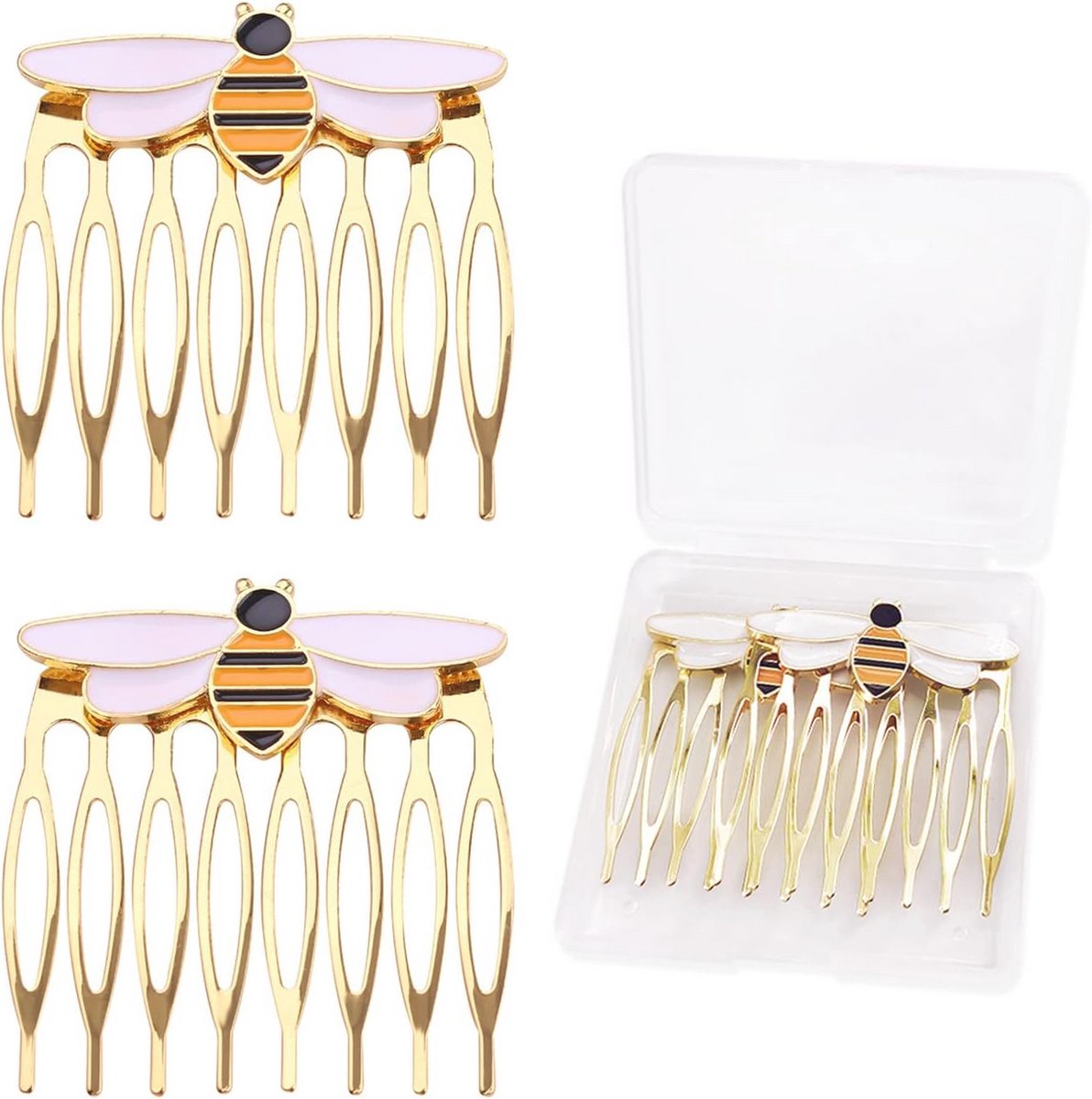 2 Stuks Kammetjes Voor Dames - Metalen Haaraccessoires Voor Bruiloft en Cosplay
