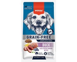 Wanpy - Hondenvoer - Droogvoer - Eend - Huid & Vacht - 1.5 kg - Graanvrij