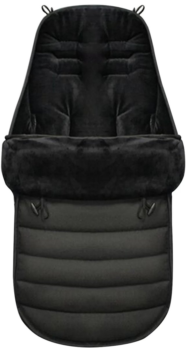 Jurrys Baby Voetenzak - Wandelwagen - Warmtezak - Camping - Outdoor - Warm - Fleece - Winddicht - Slaapzak - 90cm x 24cm x 12cm van Merkloos — afbeelding 2