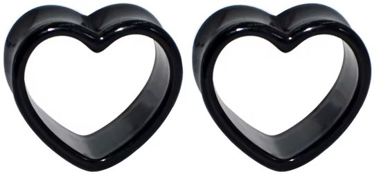 2 stuks tunnelplug roestvrij staal, piercing tunnel