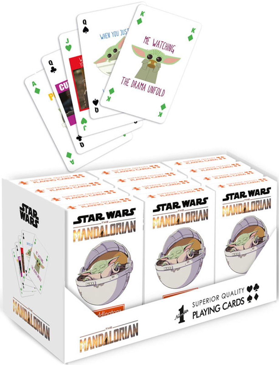 Winnende bewegingen - Game of 54 Grogu Cards - The Mandalorian