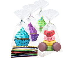 Feestio Uitdeelzakjes Transparant - Traktatie Zakjes kinderfeestje - Cellofaanzakjes - Snoepzakjes - cadeauzakjes