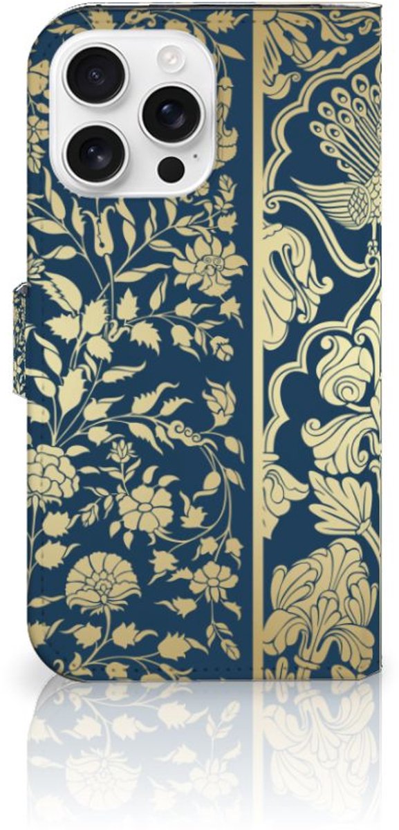 iPhone 16 Pro Max Hoesje Beige Flowers